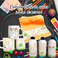 Bosque Encantado - Kit Escolar Sublimação - Imagem 23