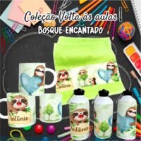 Bosque Encantado - Kit Escolar Sublimação - Imagem 31