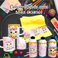 Bosque Encantado - Kit Escolar Sublimação - Imagem 27