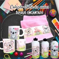 Bosque Encantado - Kit Escolar Sublimação - Imagem 32