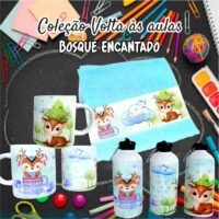 Bosque Encantado - Kit Escolar Sublimação - Imagem 35
