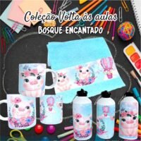 Bosque Encantado - Kit Escolar Sublimação - Imagem 37