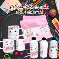 Bosque Encantado - Kit Escolar Sublimação - Imagem 8