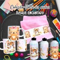 Bosque Encantado - Kit Escolar Sublimação - Imagem 10