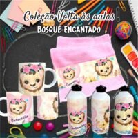 Bosque Encantado - Kit Escolar Sublimação - Imagem 4