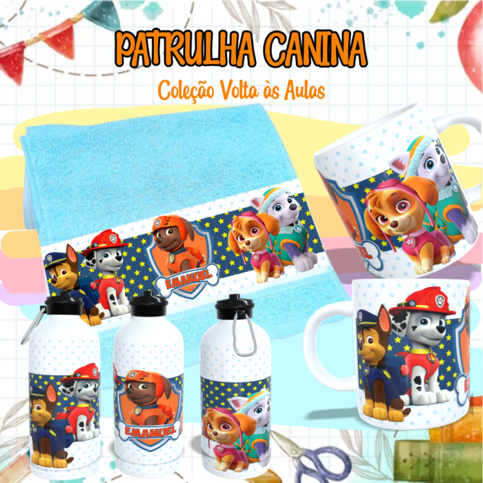 Patrulha Canina - Kit Escolar Sublimação - Imagem 10