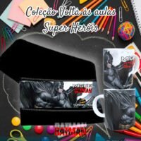 Super Heróis - Kit Escolar Sublimação