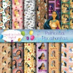 Papel Digital - Princesa Pocahontas