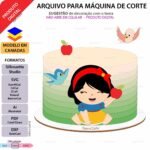 Topo de Bolo Branca De Neve Baby