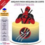 Topo de Bolo Deadpool e Wolverine