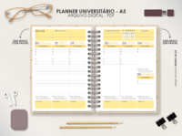 Planner A5 - Datado Vertical - Imagem 5