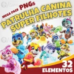 Kit Digital Patrulha Canina Super Filhotes