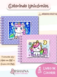 Livro Colorir Unicornio - Imagem 3