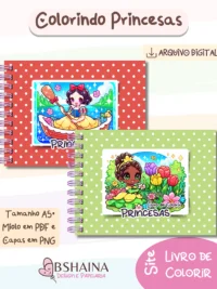 Livro Colorir Princesas