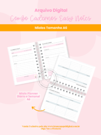 Combo Cadernos Easy Notes - Imagem 5