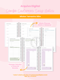 Combo Cadernos Easy Notes - Imagem 3