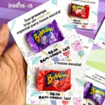 Cartão para babalu / bubbaloo _ volta Às aulas