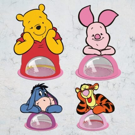 Cúpula de doces de urso e amigos