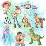 Kit Digital Toy Story Aquarelado