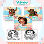Livro Colorir Moana