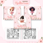 Livro Colorir Bailarina