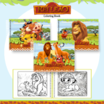 Livro Colorir Rei Leão