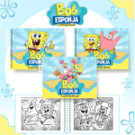 Livro Colorir Bob Esponja