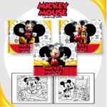 Livro Colorir Mickey
