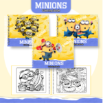Livro Colorir Minions