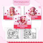 Livro Colorir Moranguinho