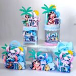 Stitch Aquarela - Kit Festa