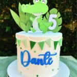 Topo de Bolo Jacaré Dante