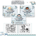 Astronauta - Livro de Colorir