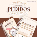 Caderno de pedidos - Ovos de Páscoa