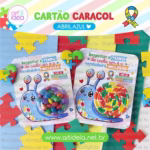 Cartão Caracol Autismo