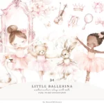 Kit Digital Bailarina