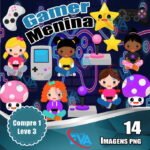 Kit Digital Gamer Menina