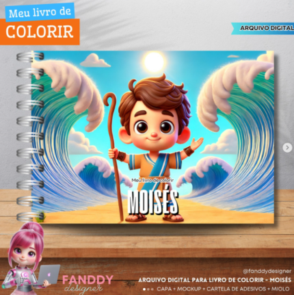 Moises – Livro de Colorir