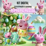 Páscoa Peppa Pig - Kit Digital