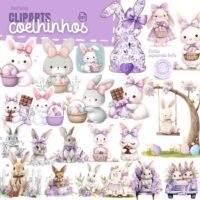 Kit Digital Páscoa Lilás - Imagem 3