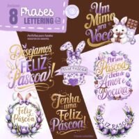 Kit Digital Páscoa Lilás - Imagem 4