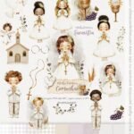 Kit Digital Ilustrações Primeira Comunhão