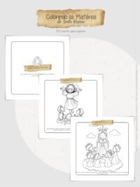 Livro de Colorir: Colorindo os Mistérios dos Santo Rosário - Imagem 7