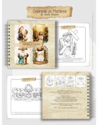 Livro de Colorir: Colorindo os Mistérios dos Santo Rosário - Imagem 8