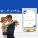 Azul Marinho – Planner Casamento Permanente
