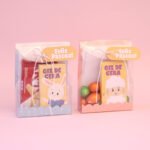 Duo Bolsinhas de Páscoa em Acetato com Kit para Colorir _ Coelho e Cordeiro