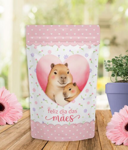 Printable - Rótulo para ZipLock - Doce Aconchego Dia das Mães