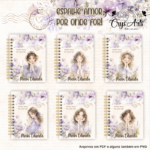 Floral Lilás - Combo Encadernação