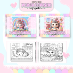 Porco Espinho Fofinho - Livro de Colorir