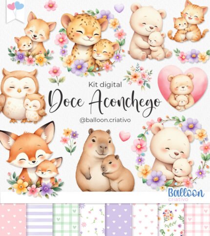 Kit Digital - Doce Aconchego